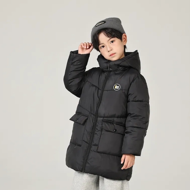 39.9元包邮！Abckids儿童纯色保暖棉服