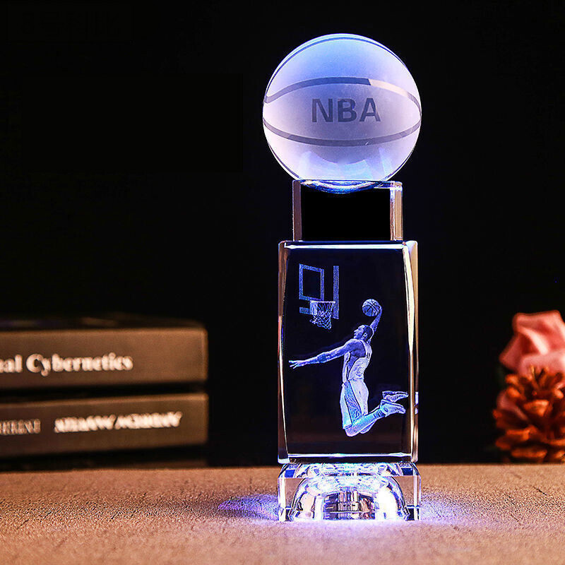FACE MINI NBA球星手办水晶篮