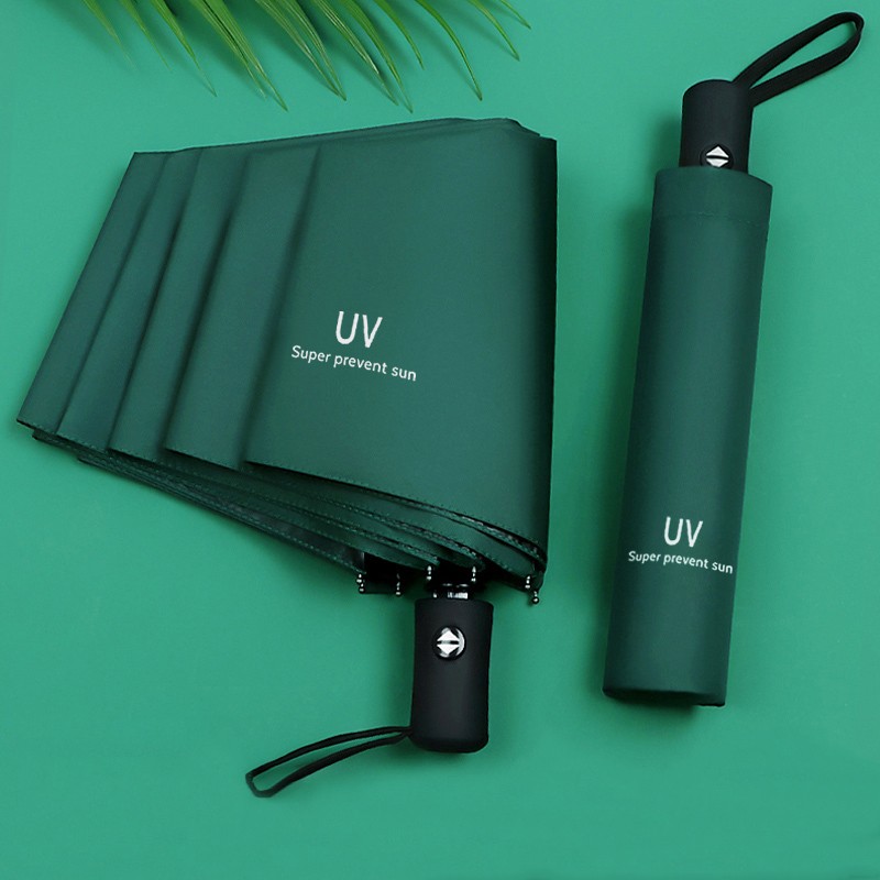 【JD旗舰店】 自动晴雨两用伞-薄荷绿