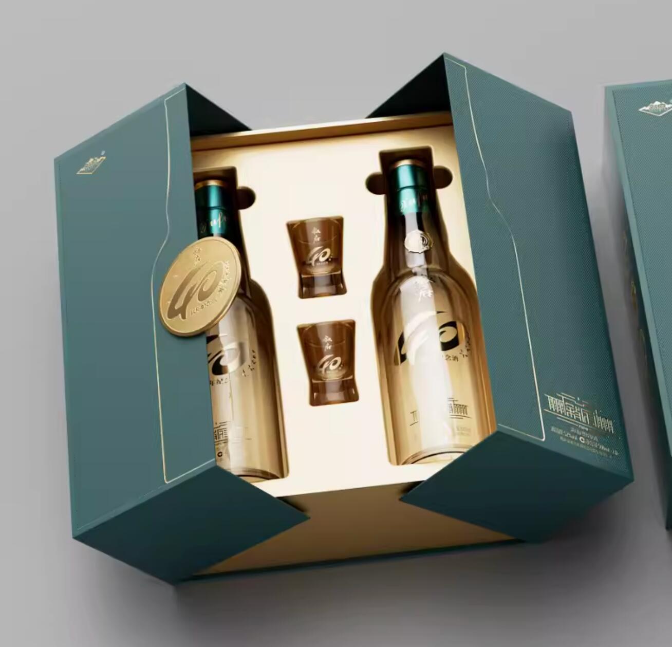 350元，叙府 40周年纪念酒 52度浓香型白酒礼盒装 500ml*2瓶