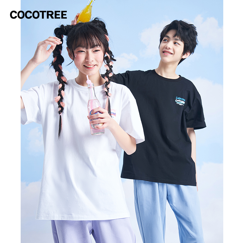 【林依轮推荐】COCOTREE纯棉套头短袖