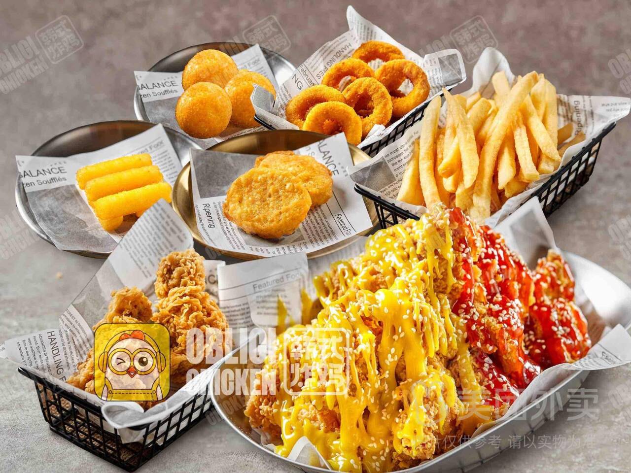 一人吃饱香脆炸鸡小吃套餐，券后价15.90元