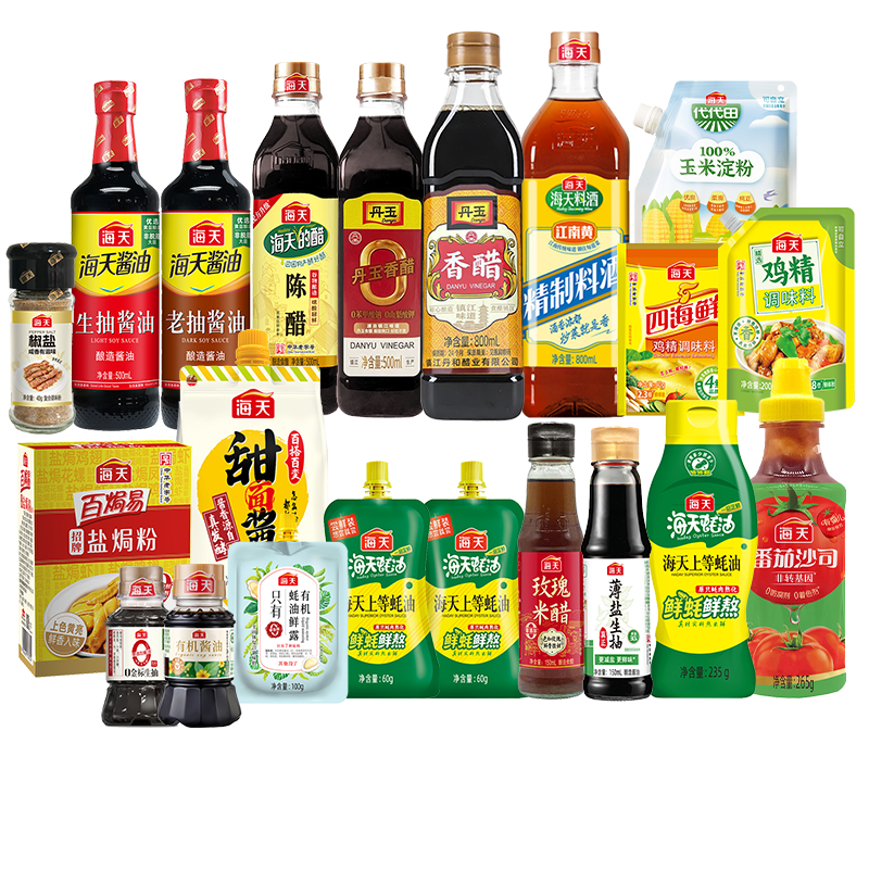 海天调味料5件套