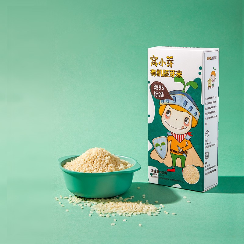 【窝小芽】有机胚芽米500g