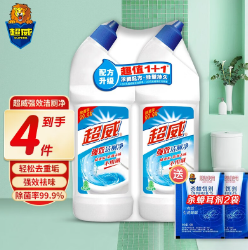 9.9元包邮！超威 洁厕净500g*2瓶