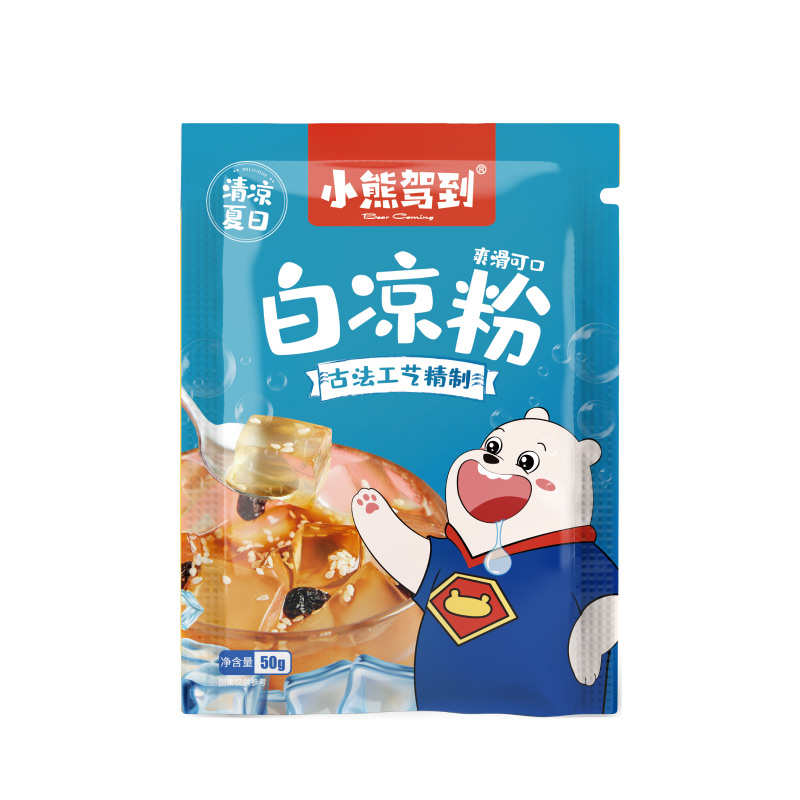 【稳定签到】小熊驾到白凉粉50g/袋