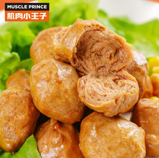 【临期】6.9元包邮！肌肉小王子即食牛肉丸100g*10袋