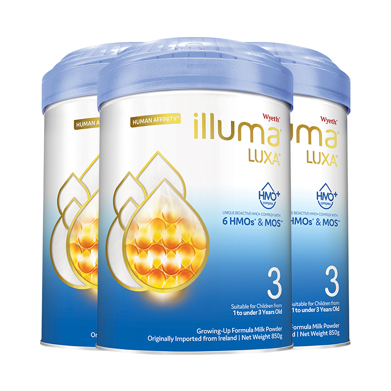 惠氏启赋未来3段奶粉进口850g*3