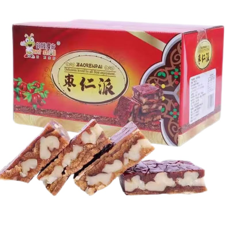 沧州特产枣仁派蚂蚁漫步枣夹核桃仁400g