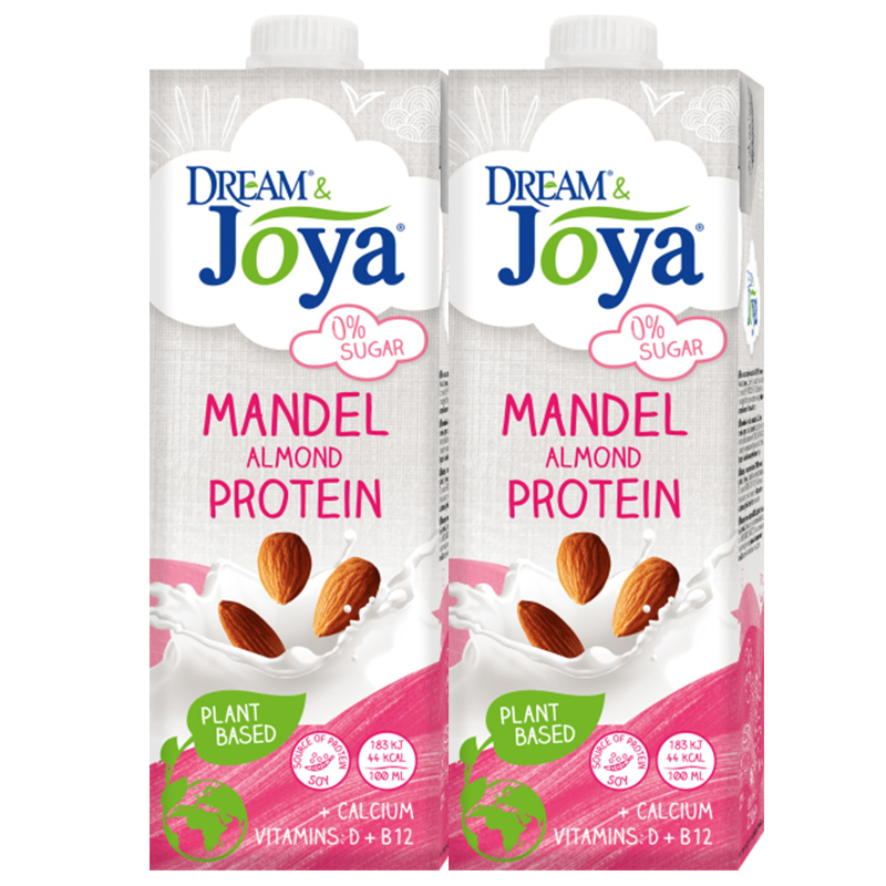 Joya无糖杏仁奶燕麦植物奶1L*2