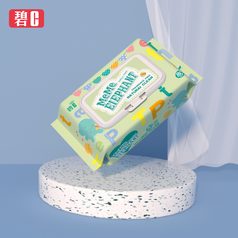 【稳定首单6元】加厚婴儿手口湿巾80抽