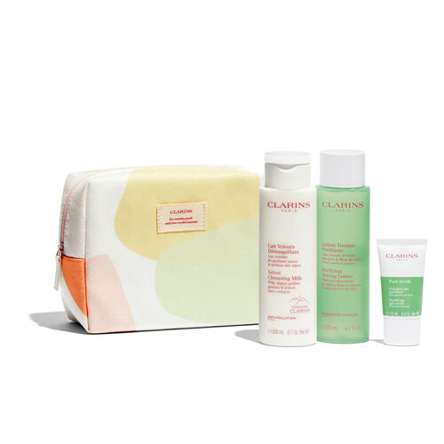 Clarins清洁套装 适合中性到油性皮肤