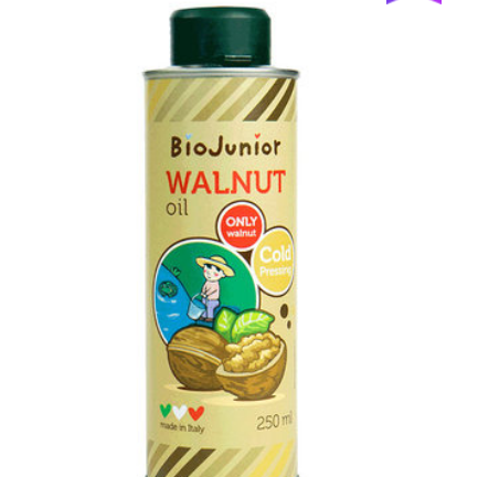 110元包邮！碧欧奇核桃油辅食油250ml+爷爷的农场亚麻籽油250ml