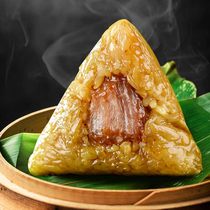 味臻品 彩袋款经典肉粽 140g*2个