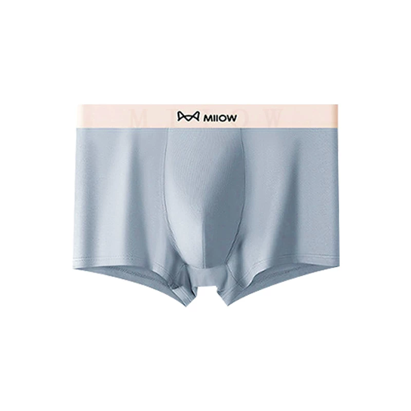 猫人纯棉男士平角内裤*3条
