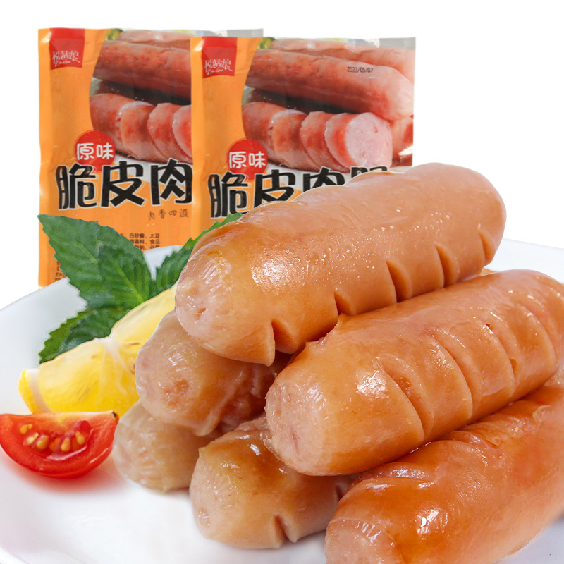 【悦谷百味】纯肉脆皮烤肠400g/10根
