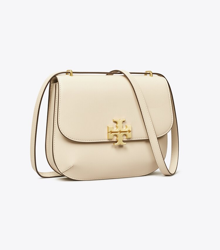 Tory Burch 汤丽柏琦Eleanor SLIM 马鞍包 New Cream