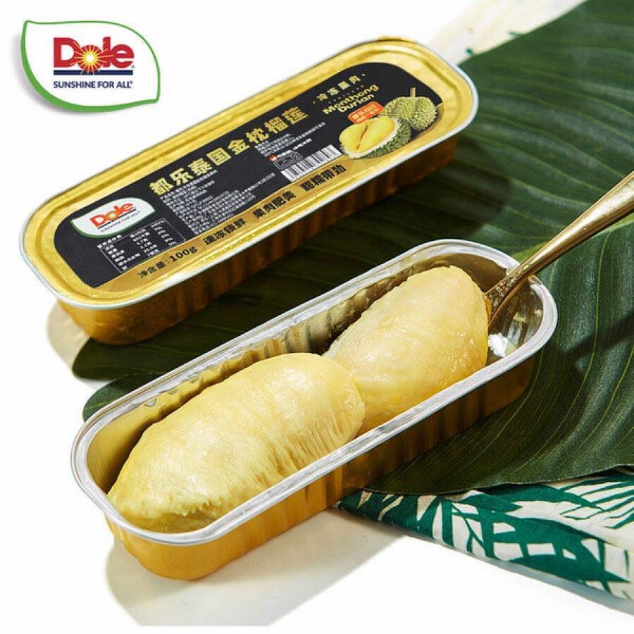 都乐金枕榴莲肉100g*5盒 到手69元
