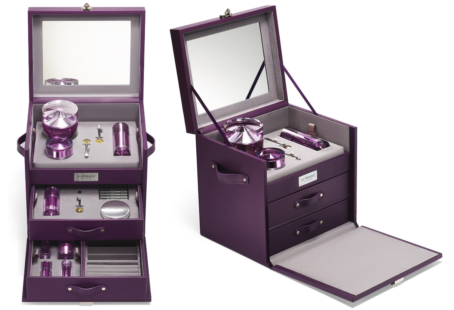 La Prairie Platinum Rare Rejuvenation Trunk Gift Set displayed on Harrods