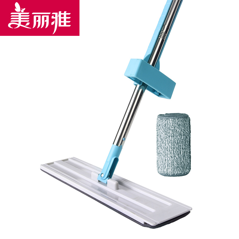 美丽雅 推水拖把 推拉刮水平板拖把免手洗