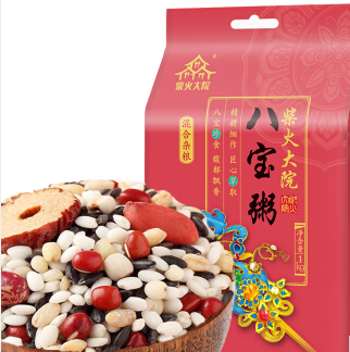 21.6元！柴火大院 八宝粥米1kg*2