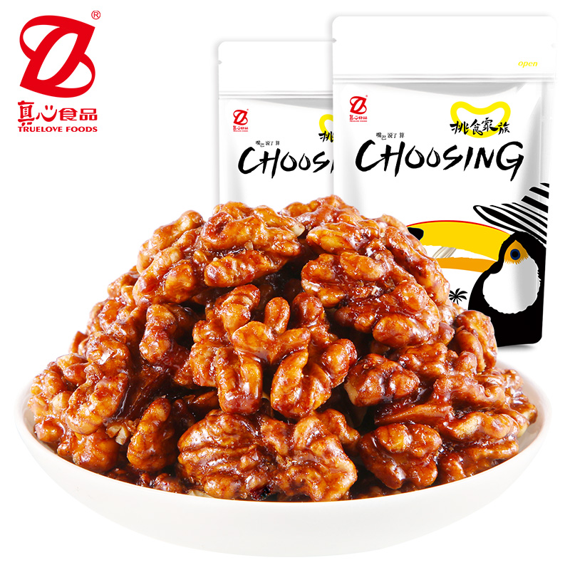 【真心临期一个月】蜂蜜琥珀核桃100g*4袋