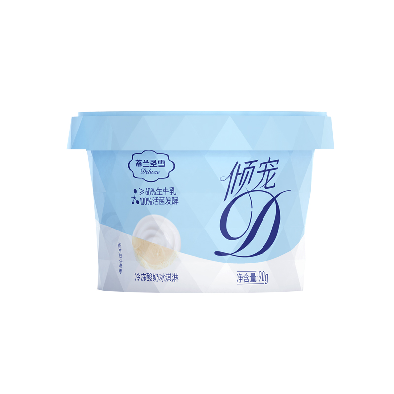 蒂兰圣雪倾宠酸奶冰淇淋90g*12
