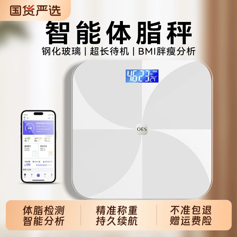 OES智能体脂秤、充电款