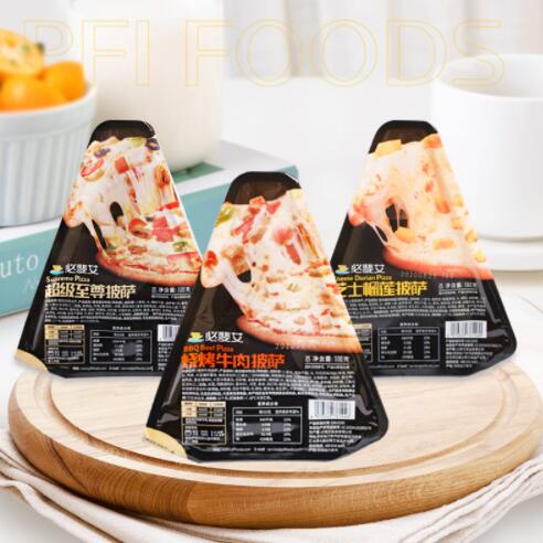 35.8元包邮！必斐艾 加热即食成品披萨100g*5份 赠帕尼尼
