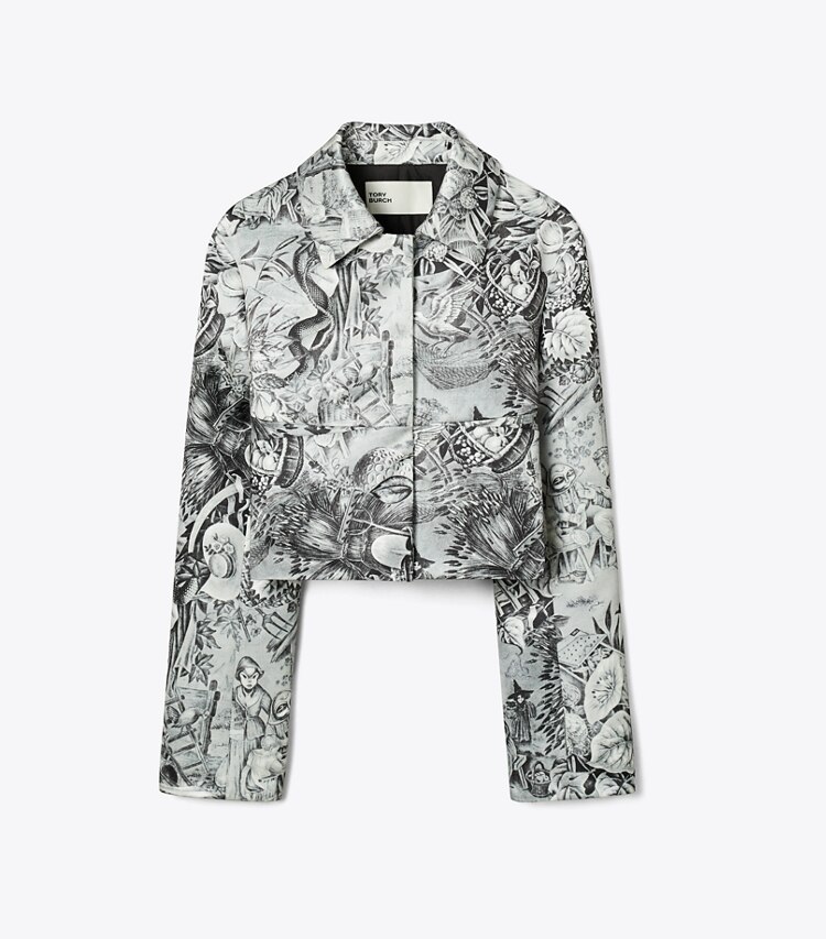tory burch Printed Viscose Blazer