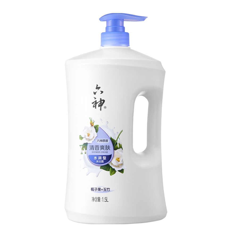 返9元猫卡！六神留香清润沐浴乳1.5L