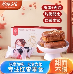 枣粮先生蜂蜜红枣蜂巢蛋糕630g，叠加优惠后仅需6.9元