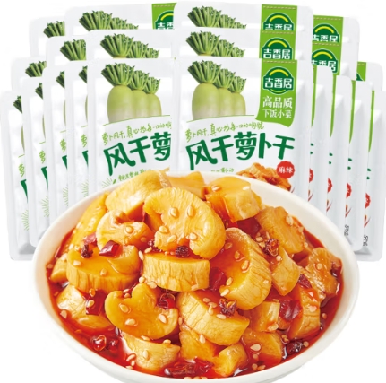 11.9元！吉香居 即食下饭菜 25g*10袋*2件