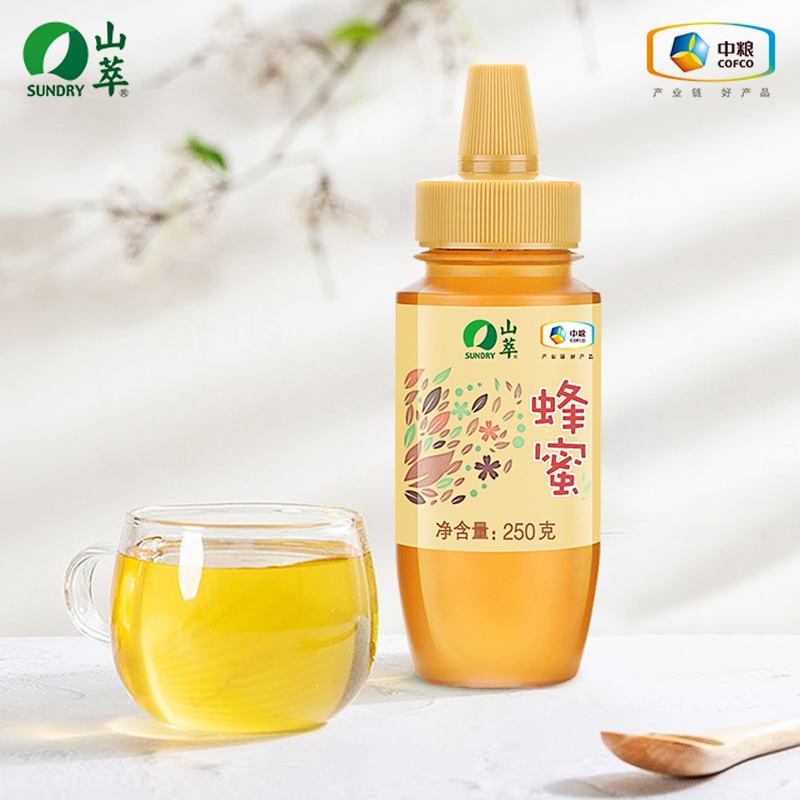【中粮~山萃】百花蜂蜜250g