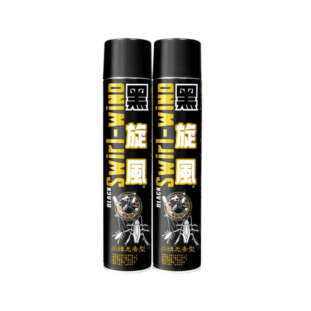 黑旋风蟑螂药喷雾无香型600ml*2瓶