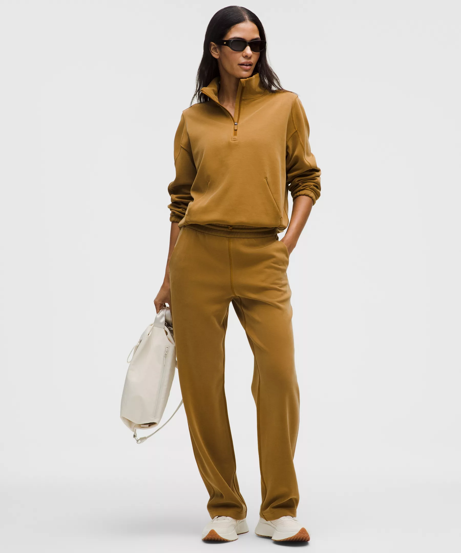 Lululemon Softstreme High-Rise神裤 Melrose Tan 4