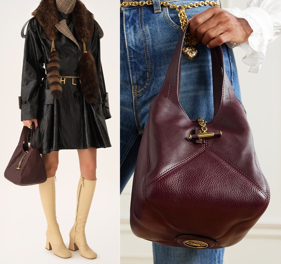Chloé Small brown Chloé Balloon bag with cinched top.