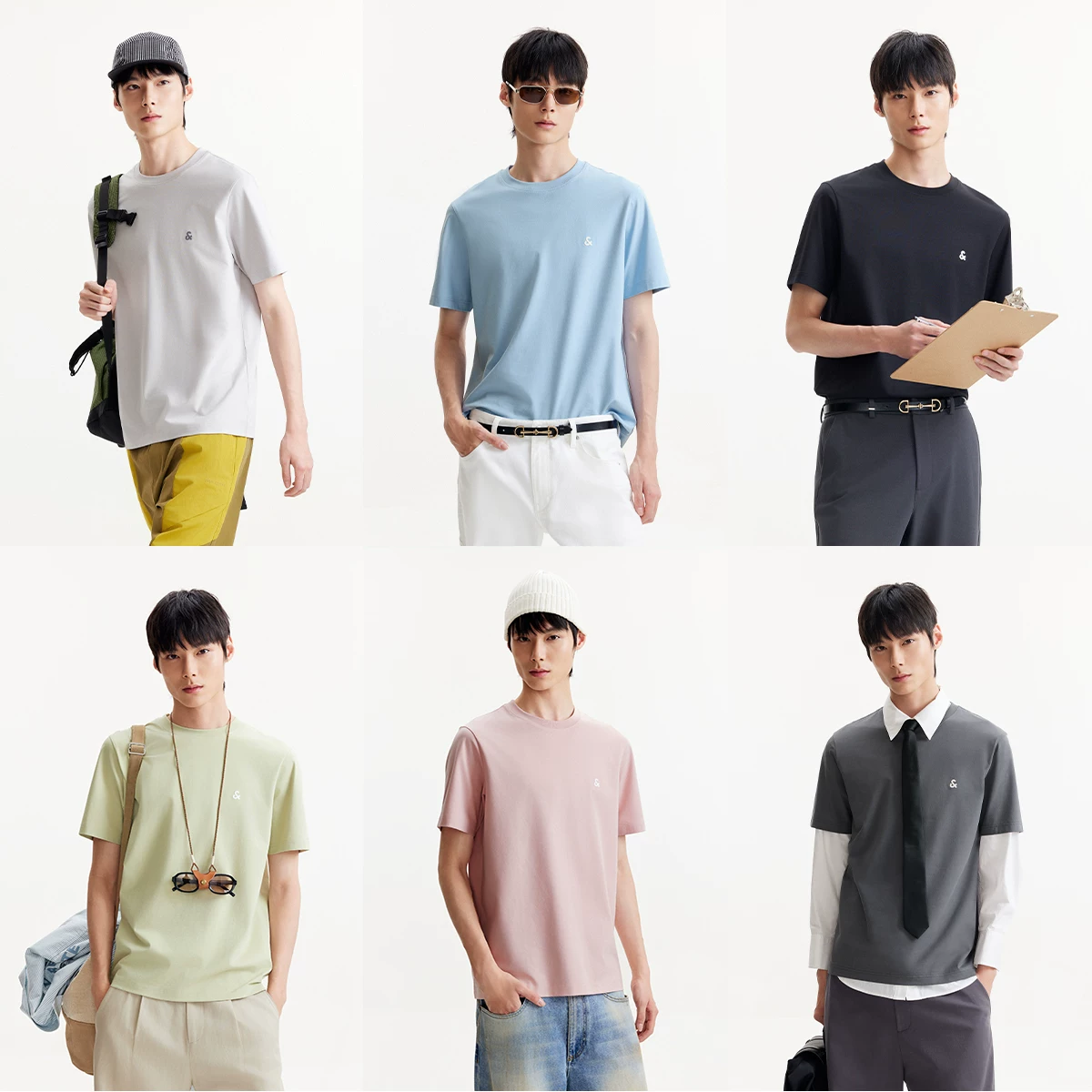 杰克琼斯凉感 T 恤，折后约 55 元/件