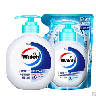 8.9元包邮！威露士 健康抑菌洗手液 525ml+补充装525ml