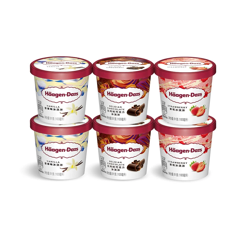 【任选6件】哈根达斯冰淇淋草莓巧克力任选