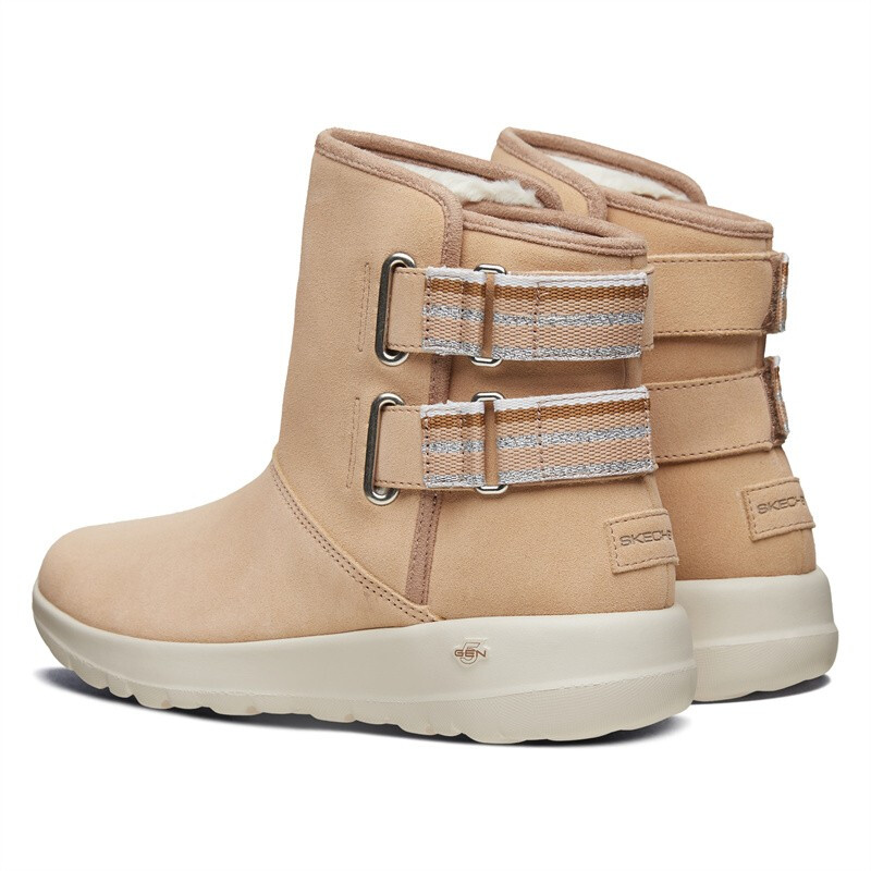 斯凯奇（Skechers）冬季加绒 中筒雪地棉靴
