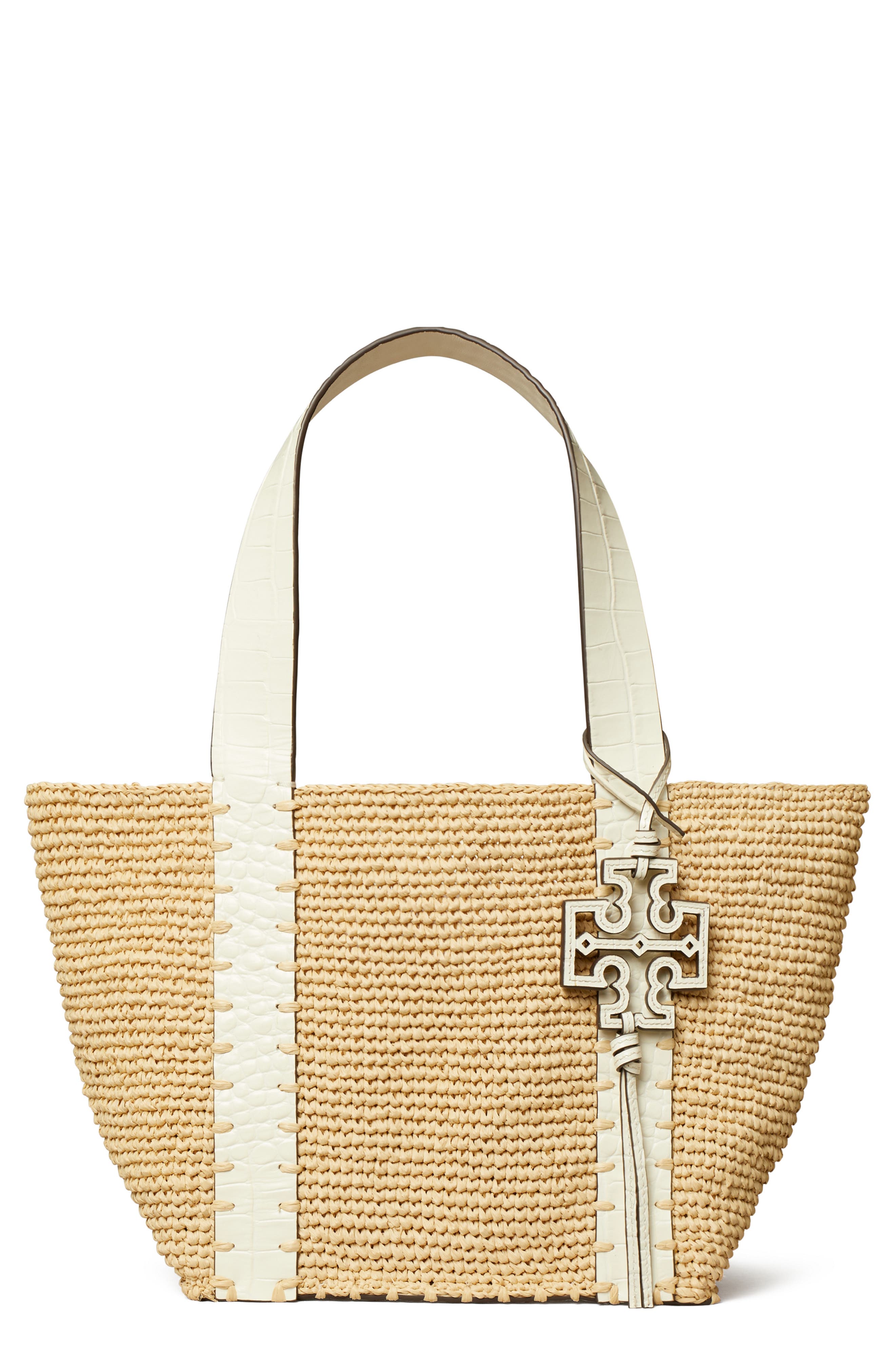 Tory Burch Small Straw Tote