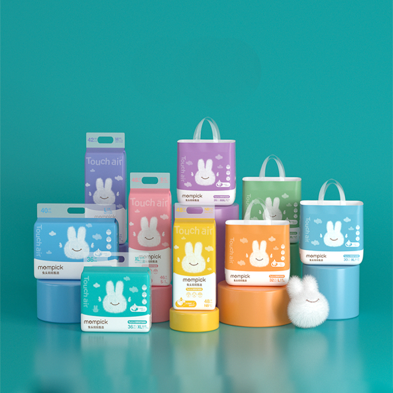【拍八件】兔头妈妈甄选air超薄纸尿裤