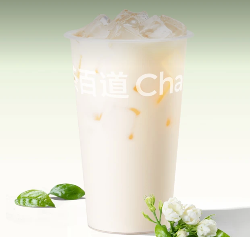 沪上阿姨鲜果茶 茉莉奶绿中杯