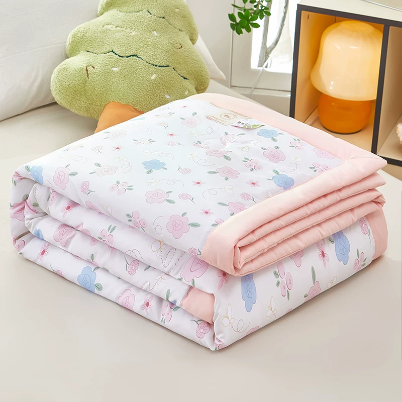 夏季空调被夏凉被学生宿舍单人薄被子办公室午睡被可机洗可水洗