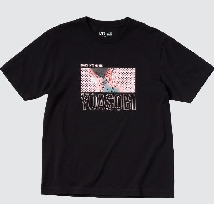 yoasobi x uniqlo"ut"合作t恤即将发售!