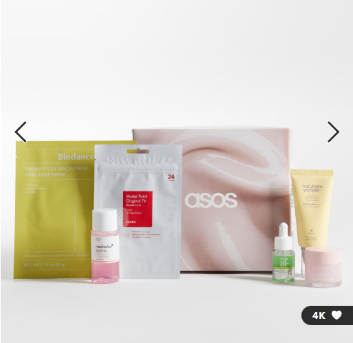 ASOS韩系护肤惊喜盒：£25抢7件爆款