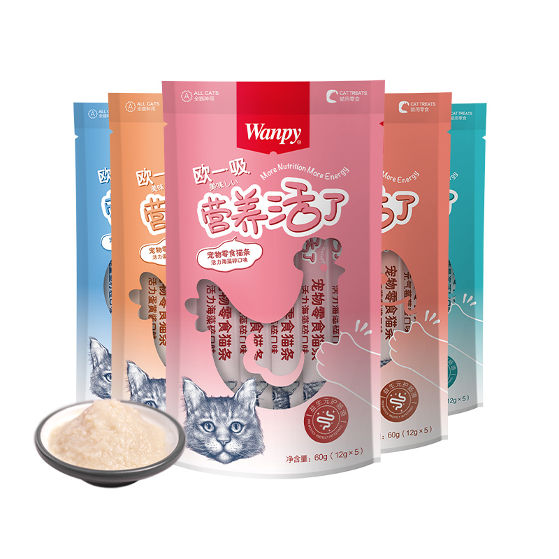Wanpy顽皮益生菌猫条猫零食猫湿粮