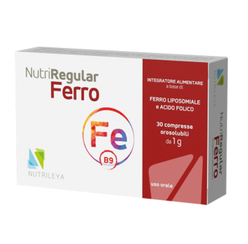 14.53元包邮！Nutrileya 补铁片剂咀嚼片30mg*30片/盒