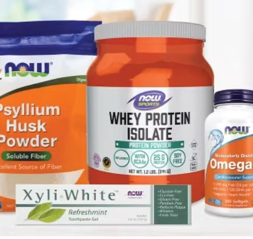 iHerb：Now Foods  品牌专场特惠！鱼油、维生素、南非醉茄等